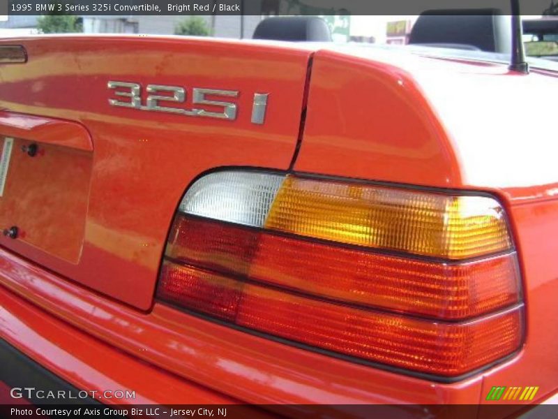 Bright Red / Black 1995 BMW 3 Series 325i Convertible