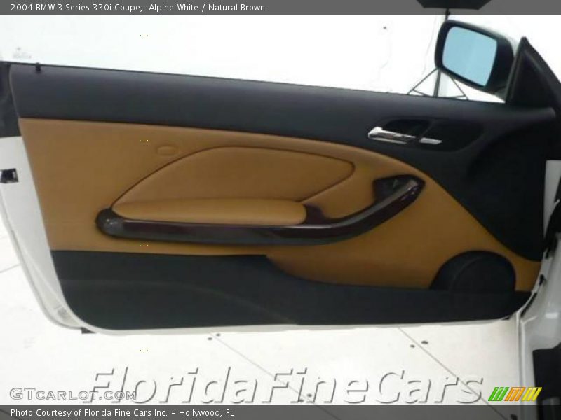Alpine White / Natural Brown 2004 BMW 3 Series 330i Coupe
