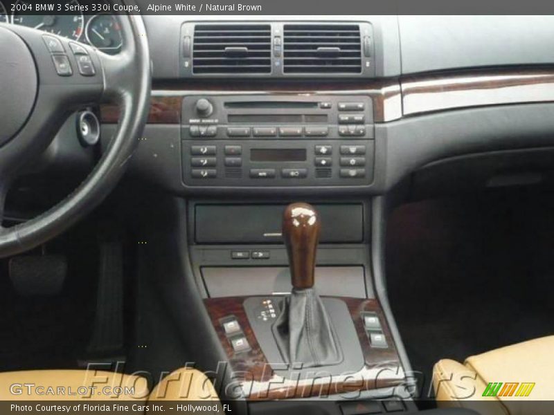 Alpine White / Natural Brown 2004 BMW 3 Series 330i Coupe