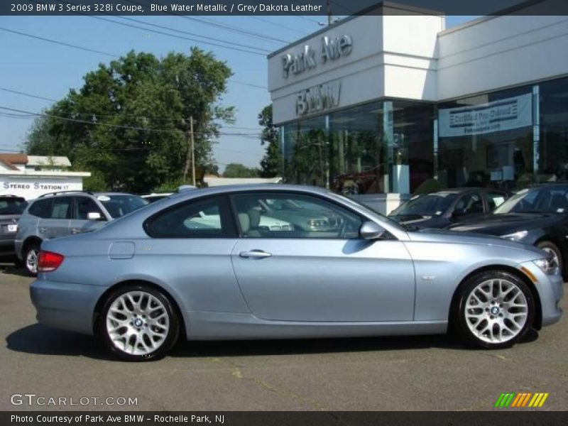 Blue Water Metallic / Grey Dakota Leather 2009 BMW 3 Series 328i Coupe