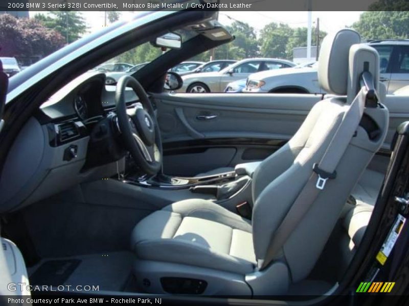 Monaco Blue Metallic / Grey Dakota Leather 2009 BMW 3 Series 328i Convertible