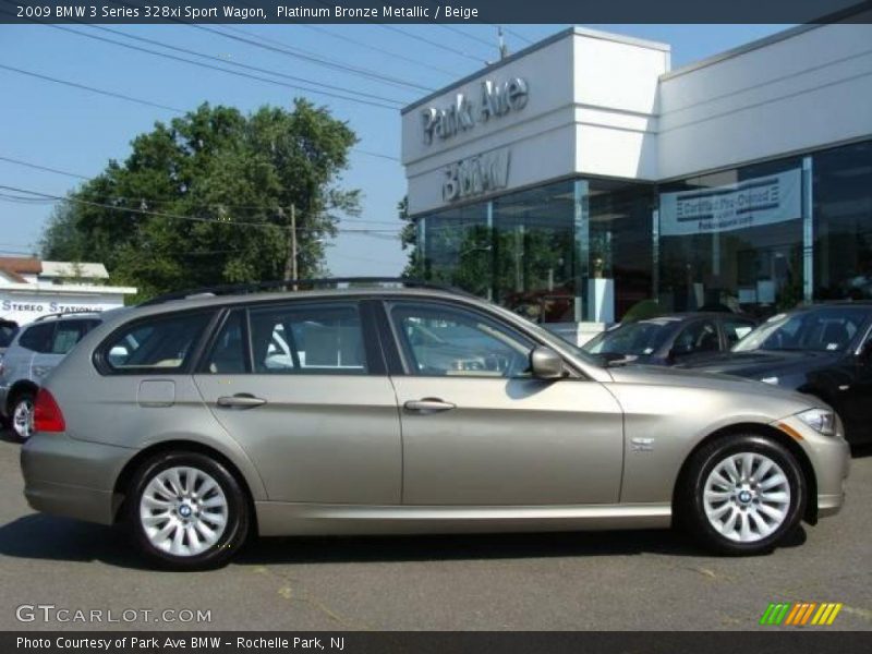 Platinum Bronze Metallic / Beige 2009 BMW 3 Series 328xi Sport Wagon