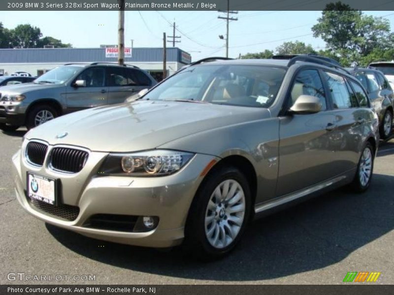 Platinum Bronze Metallic / Beige 2009 BMW 3 Series 328xi Sport Wagon