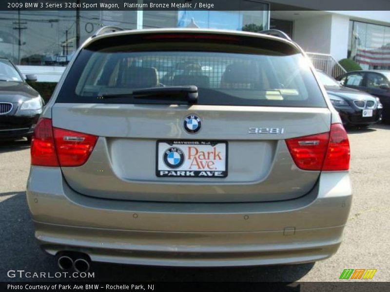 Platinum Bronze Metallic / Beige 2009 BMW 3 Series 328xi Sport Wagon