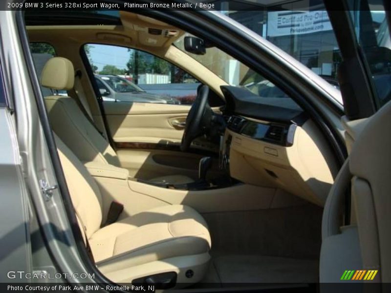 Platinum Bronze Metallic / Beige 2009 BMW 3 Series 328xi Sport Wagon