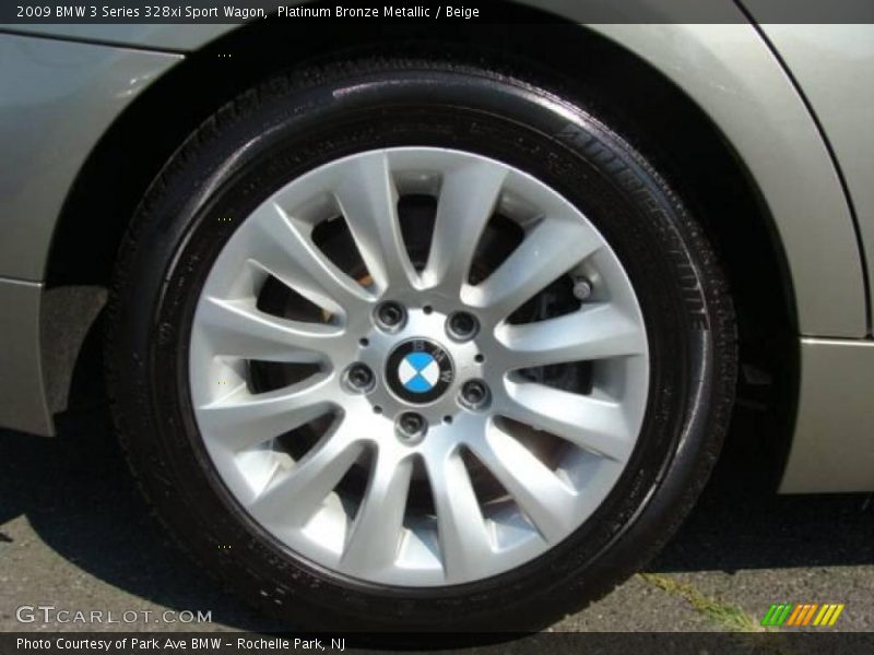 Platinum Bronze Metallic / Beige 2009 BMW 3 Series 328xi Sport Wagon