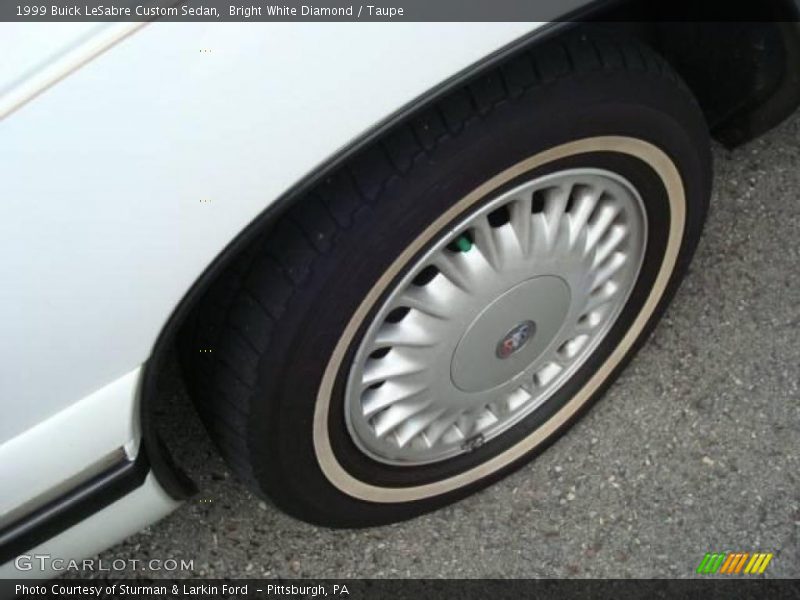 Bright White Diamond / Taupe 1999 Buick LeSabre Custom Sedan