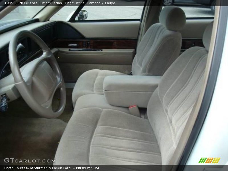 Bright White Diamond / Taupe 1999 Buick LeSabre Custom Sedan