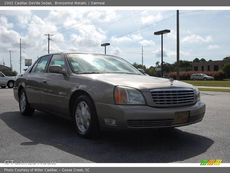 Bronzemist Metallic / Oatmeal 2002 Cadillac DeVille Sedan