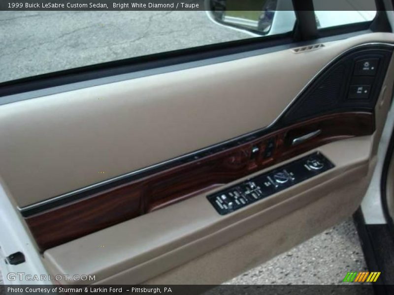 Bright White Diamond / Taupe 1999 Buick LeSabre Custom Sedan