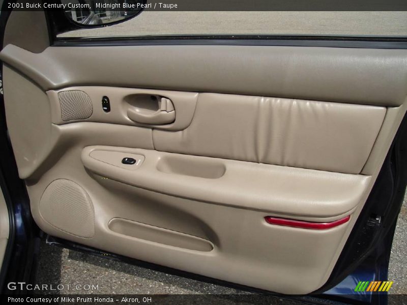 Midnight Blue Pearl / Taupe 2001 Buick Century Custom