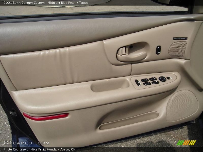 Midnight Blue Pearl / Taupe 2001 Buick Century Custom