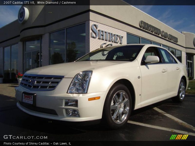 White Diamond / Cashmere 2007 Cadillac STS V8