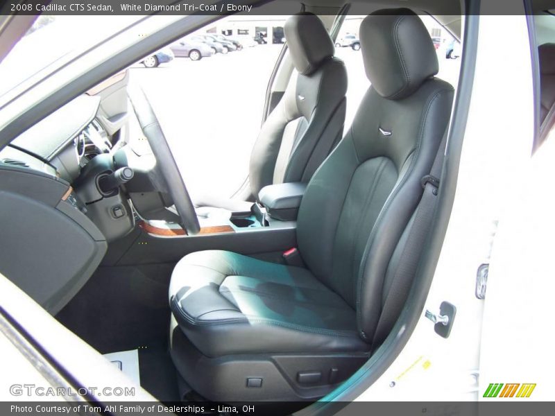 White Diamond Tri-Coat / Ebony 2008 Cadillac CTS Sedan
