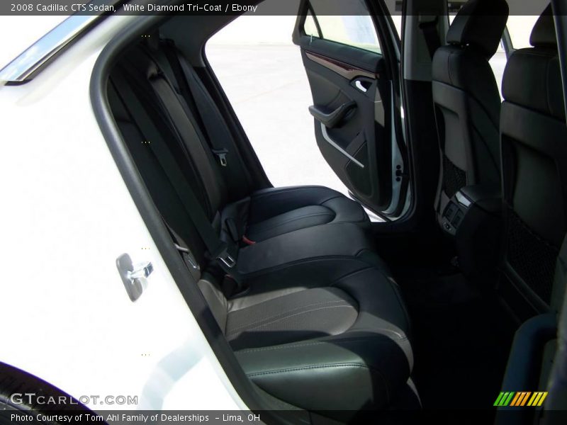 White Diamond Tri-Coat / Ebony 2008 Cadillac CTS Sedan