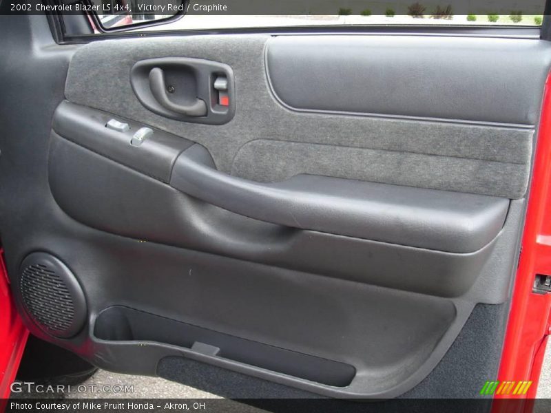 Victory Red / Graphite 2002 Chevrolet Blazer LS 4x4