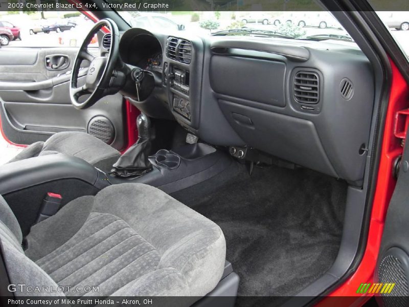 Victory Red / Graphite 2002 Chevrolet Blazer LS 4x4