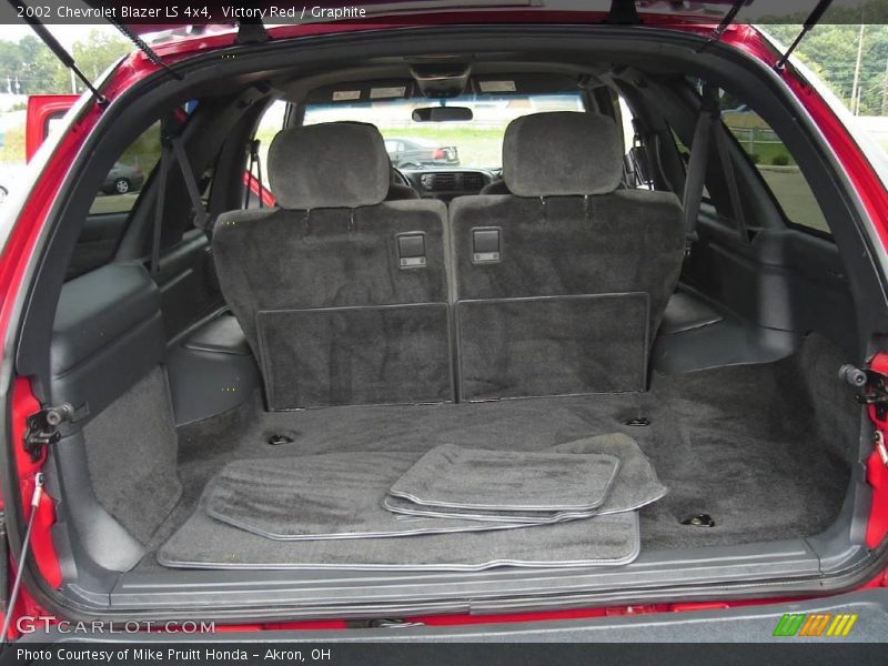 Victory Red / Graphite 2002 Chevrolet Blazer LS 4x4