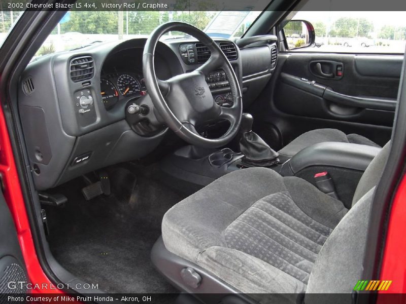 Victory Red / Graphite 2002 Chevrolet Blazer LS 4x4