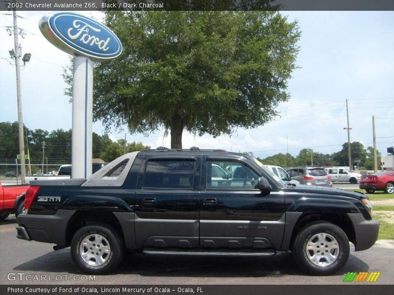 Black / Dark Charcoal 2003 Chevrolet Avalanche Z66