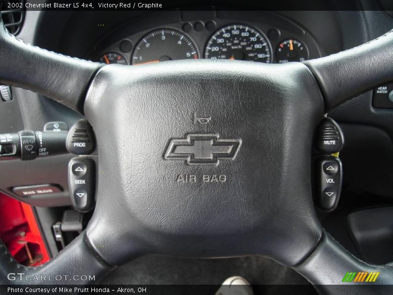 Victory Red / Graphite 2002 Chevrolet Blazer LS 4x4