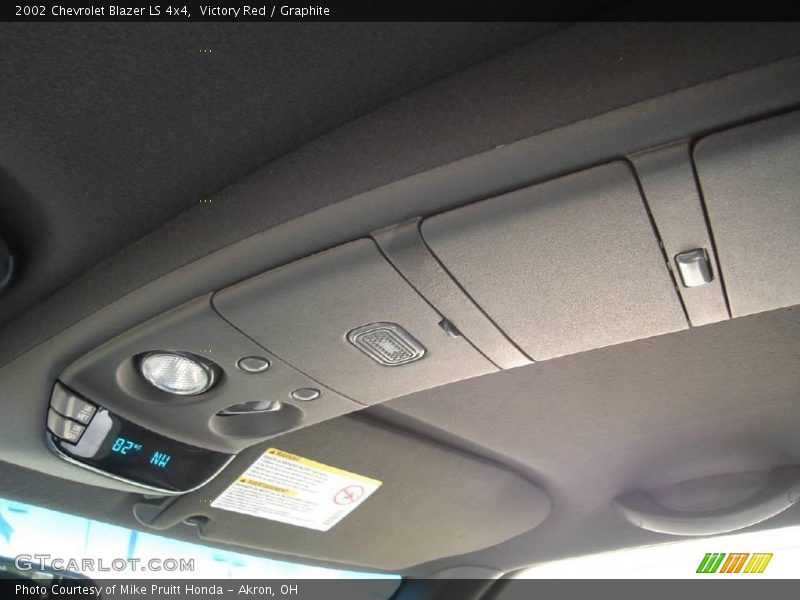 Victory Red / Graphite 2002 Chevrolet Blazer LS 4x4