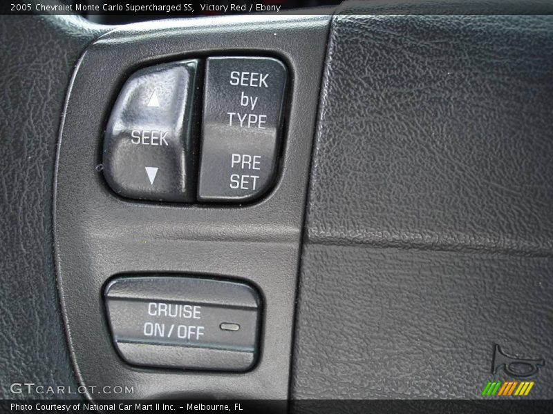 Victory Red / Ebony 2005 Chevrolet Monte Carlo Supercharged SS