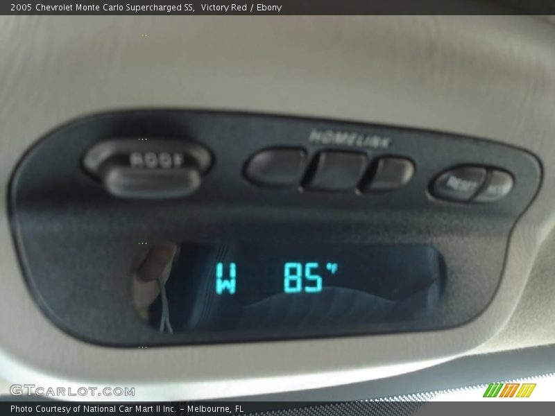 Victory Red / Ebony 2005 Chevrolet Monte Carlo Supercharged SS