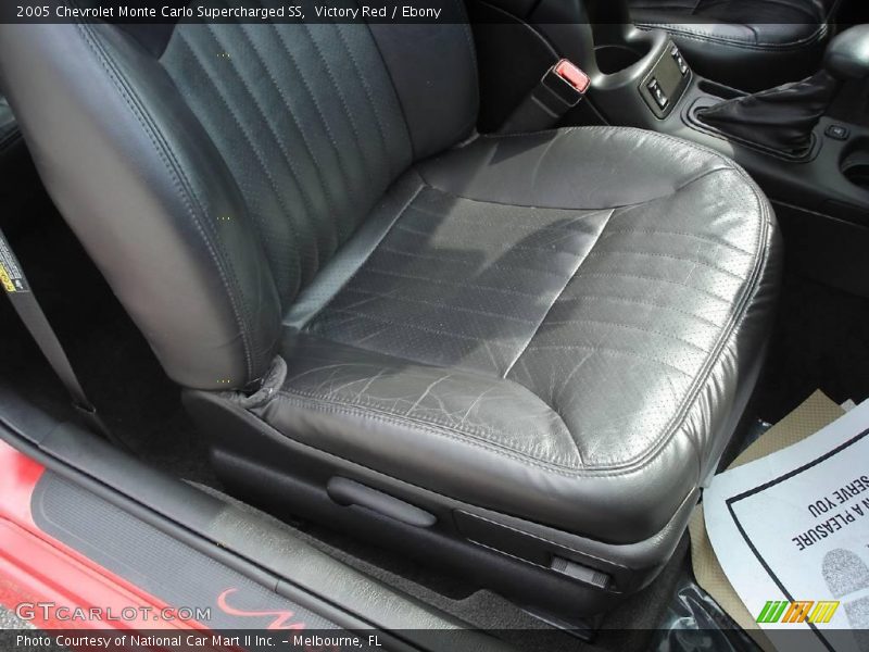 Victory Red / Ebony 2005 Chevrolet Monte Carlo Supercharged SS