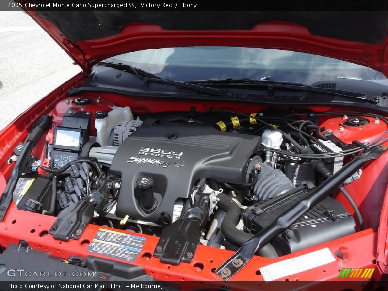 Victory Red / Ebony 2005 Chevrolet Monte Carlo Supercharged SS