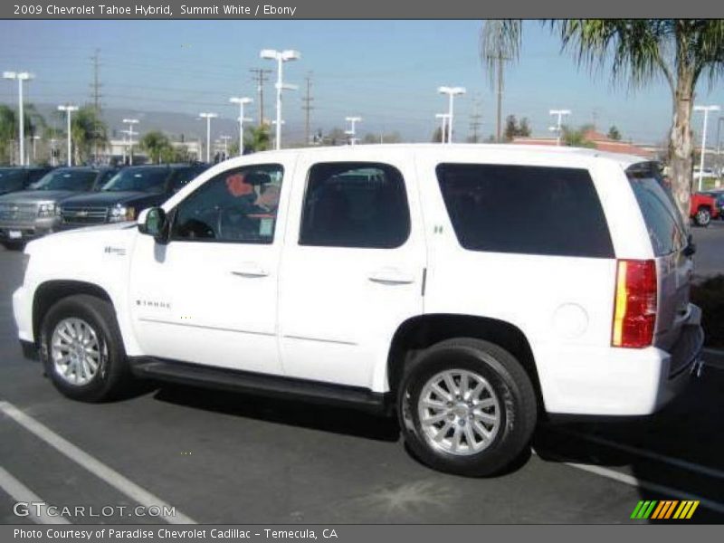 Summit White / Ebony 2009 Chevrolet Tahoe Hybrid