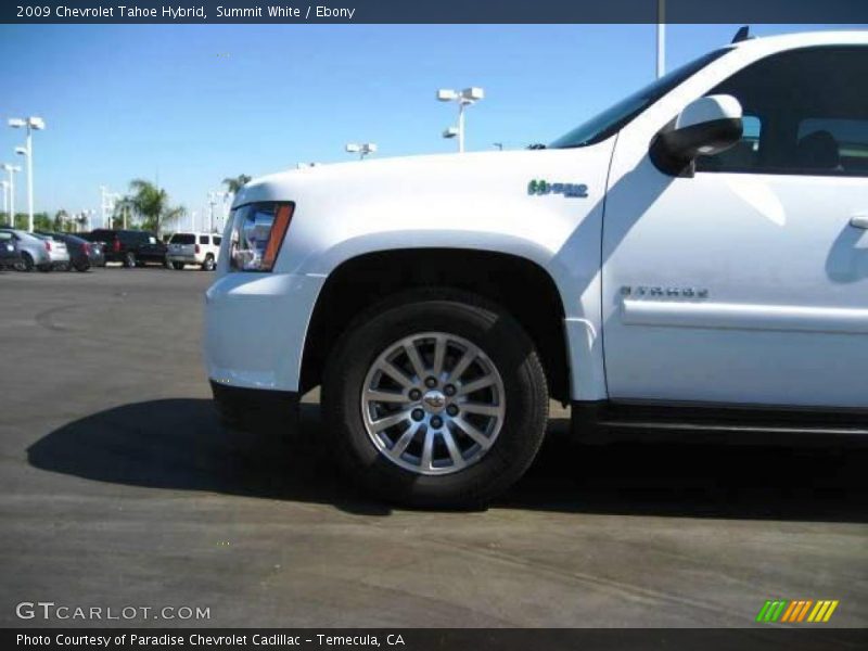 Summit White / Ebony 2009 Chevrolet Tahoe Hybrid