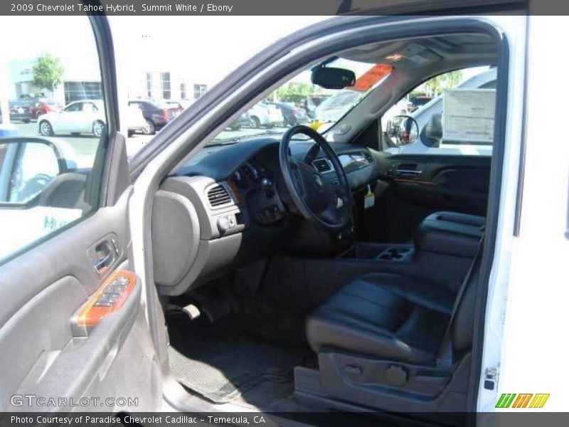 Summit White / Ebony 2009 Chevrolet Tahoe Hybrid