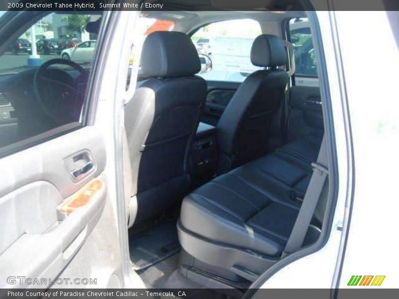 Summit White / Ebony 2009 Chevrolet Tahoe Hybrid