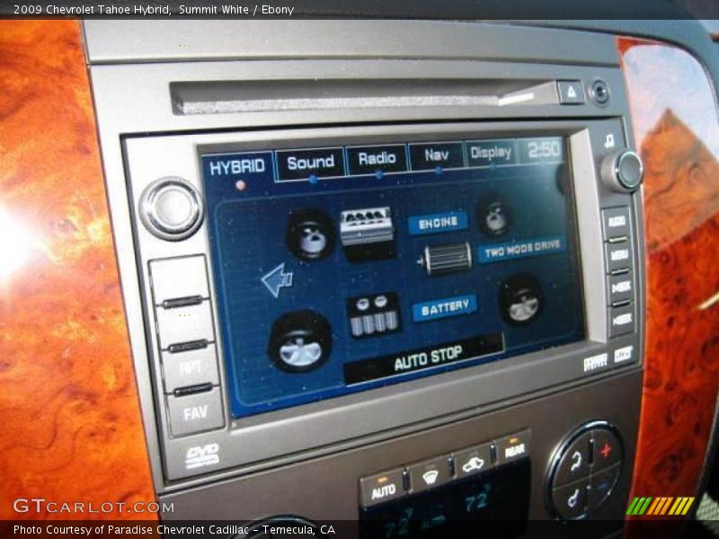 Summit White / Ebony 2009 Chevrolet Tahoe Hybrid