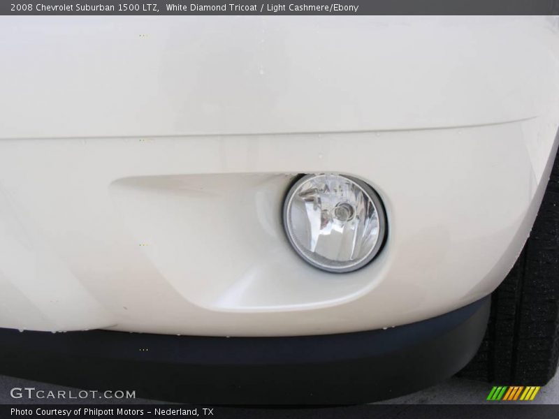 White Diamond Tricoat / Light Cashmere/Ebony 2008 Chevrolet Suburban 1500 LTZ