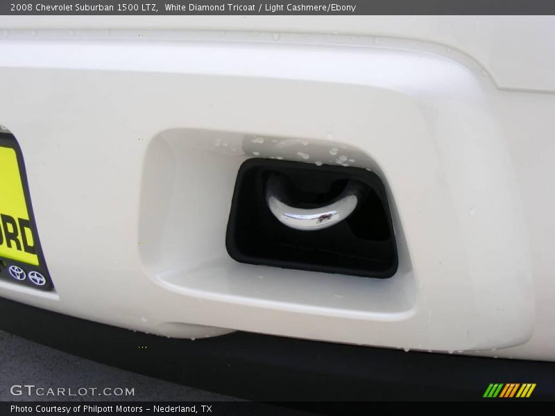 White Diamond Tricoat / Light Cashmere/Ebony 2008 Chevrolet Suburban 1500 LTZ