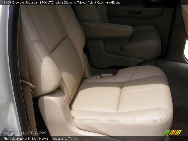 White Diamond Tricoat / Light Cashmere/Ebony 2008 Chevrolet Suburban 1500 LTZ