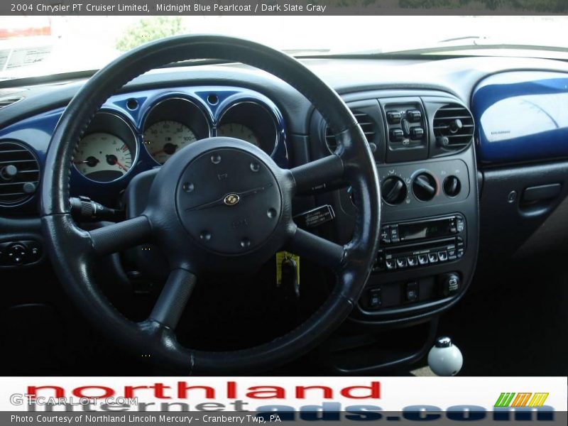 Midnight Blue Pearlcoat / Dark Slate Gray 2004 Chrysler PT Cruiser Limited