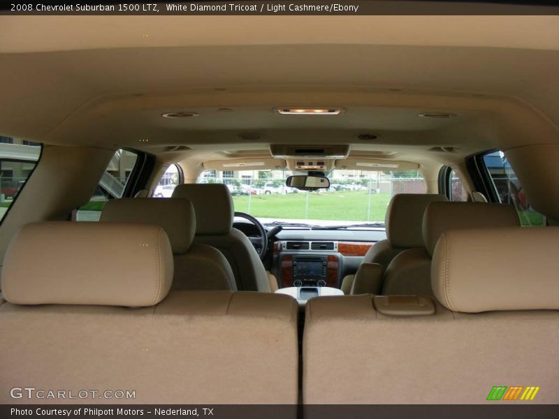 White Diamond Tricoat / Light Cashmere/Ebony 2008 Chevrolet Suburban 1500 LTZ