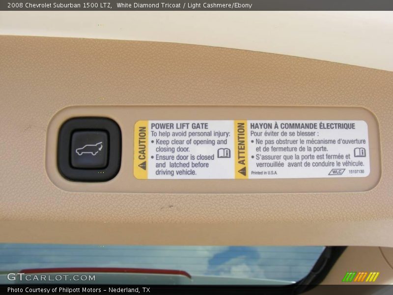White Diamond Tricoat / Light Cashmere/Ebony 2008 Chevrolet Suburban 1500 LTZ