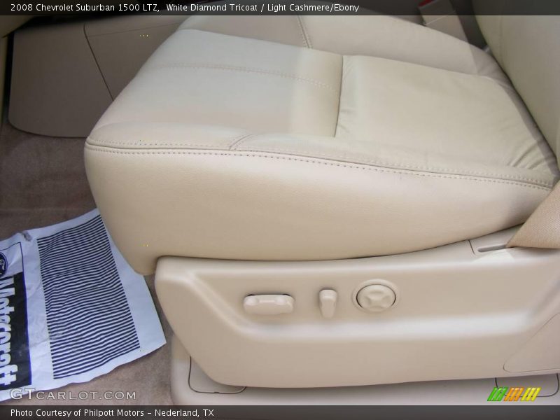 White Diamond Tricoat / Light Cashmere/Ebony 2008 Chevrolet Suburban 1500 LTZ