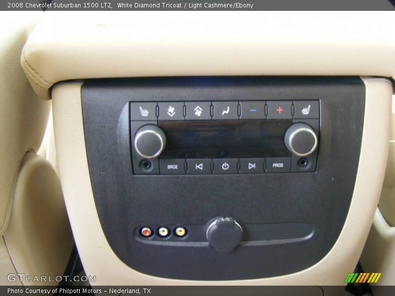 White Diamond Tricoat / Light Cashmere/Ebony 2008 Chevrolet Suburban 1500 LTZ