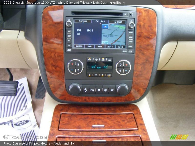 White Diamond Tricoat / Light Cashmere/Ebony 2008 Chevrolet Suburban 1500 LTZ