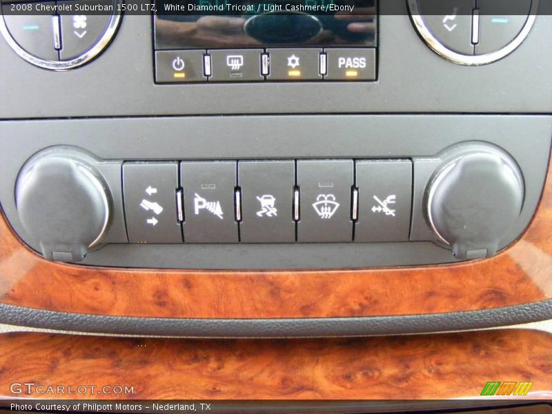 White Diamond Tricoat / Light Cashmere/Ebony 2008 Chevrolet Suburban 1500 LTZ