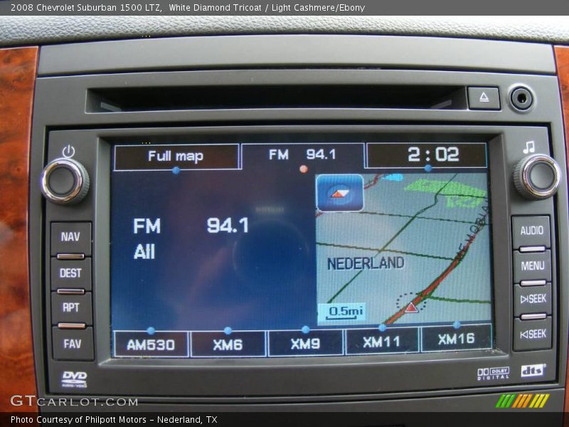 White Diamond Tricoat / Light Cashmere/Ebony 2008 Chevrolet Suburban 1500 LTZ