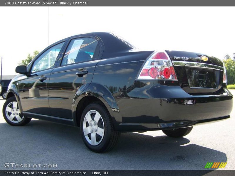 Black / Charcoal 2008 Chevrolet Aveo LS Sedan