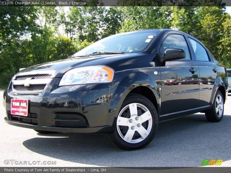 Black / Charcoal 2008 Chevrolet Aveo LS Sedan