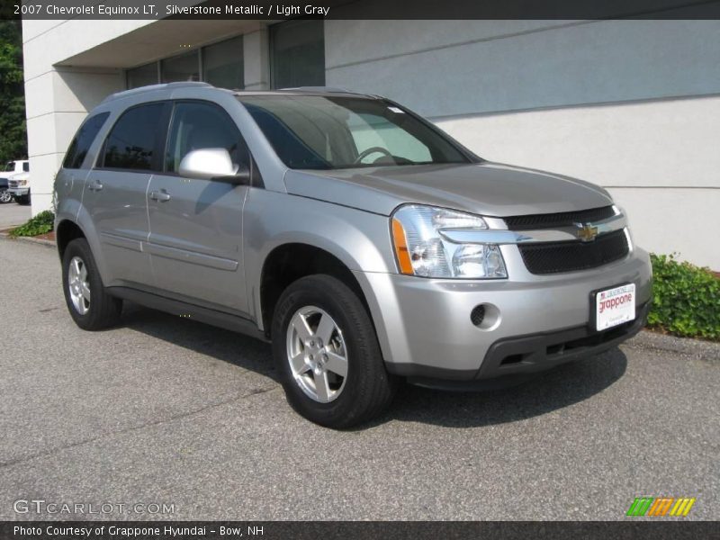 Silverstone Metallic / Light Gray 2007 Chevrolet Equinox LT