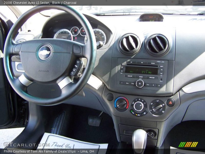 Black / Charcoal 2008 Chevrolet Aveo LS Sedan